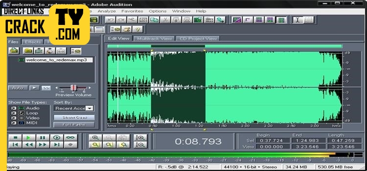 adobe audition 1.5 free download with crack