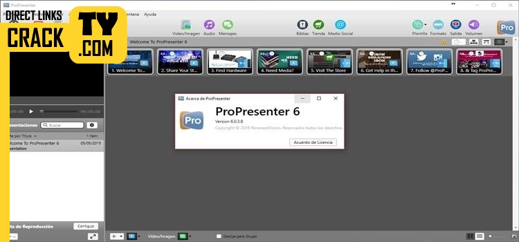 ProPresenter 6.0.3.8 Crack