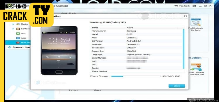 Wondershare MobileGo for Android Crack